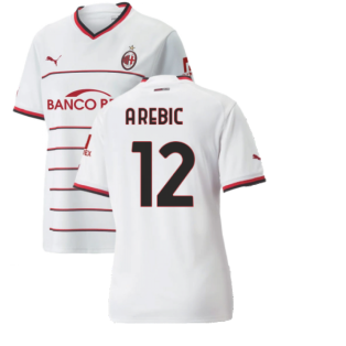 2022-2023 AC Milan Away Shirt - Ladies (A.REBIC 12)