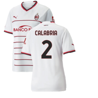 2022-2023 AC Milan Away Shirt - Ladies (CALABRIA 2)