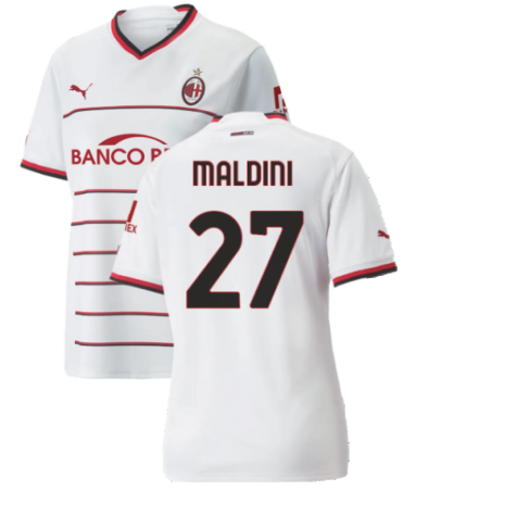 2022-2023 AC Milan Away Shirt - Ladies (MALDINI 27)