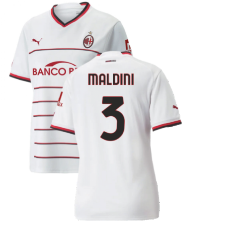 2022-2023 AC Milan Away Shirt - Ladies (MALDINI 3)