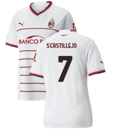 2022-2023 AC Milan Away Shirt - Ladies (S CASTILLEJO 7)