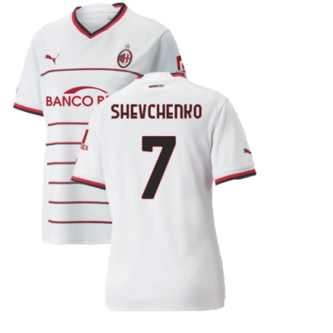 2022-2023 AC Milan Away Shirt - Ladies (SHEVCHENKO 7)