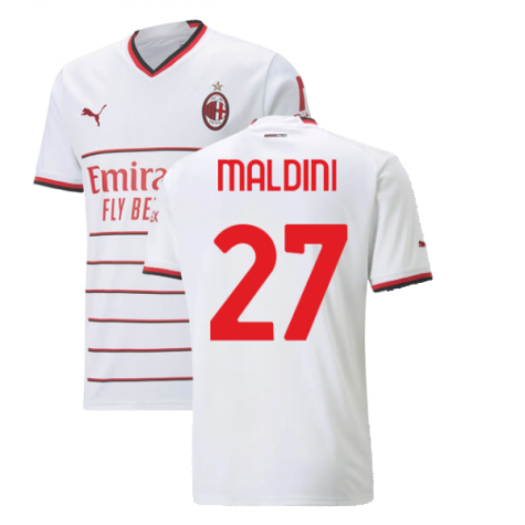 2022-2023 AC Milan Away Shirt (MALDINI 27)