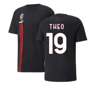 2022-2023 AC Milan FtblCulture Tee (Black) (THEO 19)