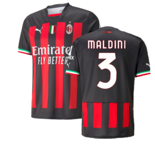 2022-2023 AC Milan Home Shirt (MALDINI 3)