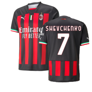 2022-2023 AC Milan Home Shirt (SHEVCHENKO 7)