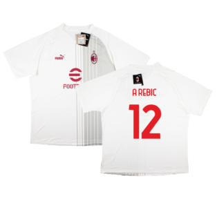 2022-2023 AC Milan Pre-Match Shirt (White-Red) (A REBIC 12)