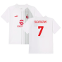 2022-2023 AC Milan Pre-Match Shirt (White-Red) - Kids (SHEVCHENKO 7)