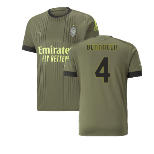 2022-2023 AC Milan Third Shirt (BENNACER 4)