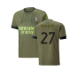 2022-2023 AC Milan Third Shirt - Kids (MALDINI 27)