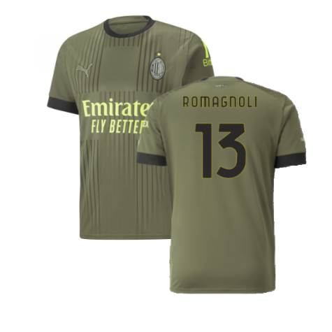 2022-2023 AC Milan Third Shirt (ROMAGNOLI 13)
