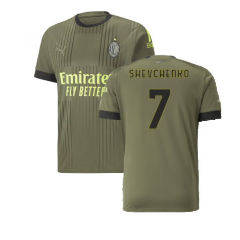 2022-2023 AC Milan Third Shirt (SHEVCHENKO 7)