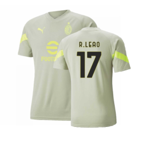2022-2023 AC Milan Training Jersey (Spring Moss) (R LEAO 17)