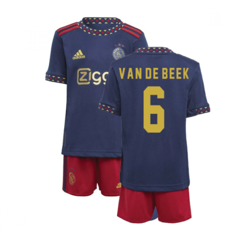 2022-2023 Ajax Away Mini Kit (VAN DE BEEK 6)