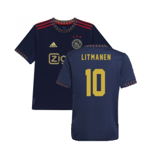 2022-2023 Ajax Away Shirt (Kids) (LITMANEN 10)
