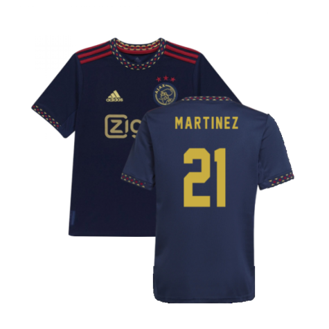 2022-2023 Ajax Away Shirt (Kids) (MARTINEZ 21)