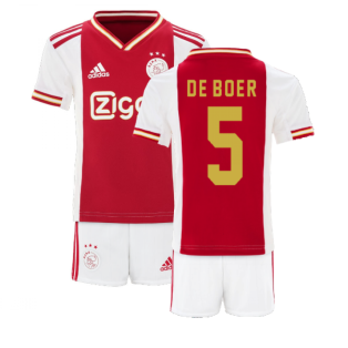 2022-2023 Ajax Home Mini Kit (DE BOER 5)
