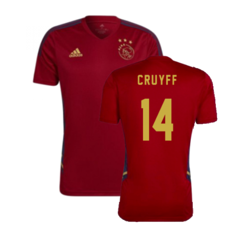 2022-2023 Ajax Training Jersey (Red) (CRUYFF 14)