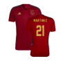 2022-2023 Ajax Training Jersey (Red) (MARTINEZ 21)