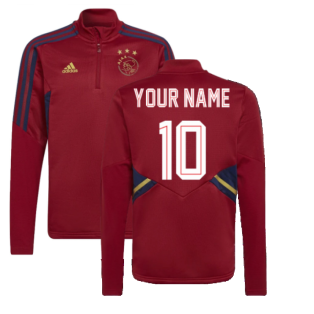 2022-2023 Ajax Training Top (Red) - Kids (Your Name)