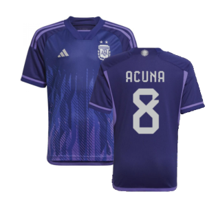 2022-2023 Argentina Away Shirt (Kids) (ACUNA 8)