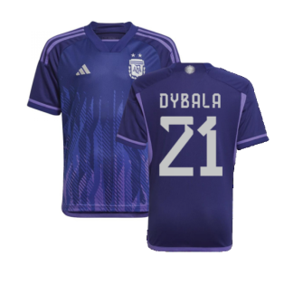 2022-2023 Argentina Away Shirt (Kids) (DYBALA 21)