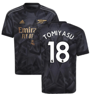 2022-2023 Arsenal Away Shirt (Kids) (TOMIYASU 18)