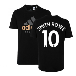 2022-2023 Arsenal DNA Graphic Tee (Black) (SMITH ROWE 10)