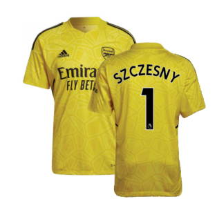 2022-2023 Arsenal Home Goalkeeper Shirt (Yellow) (SZCZESNY 1)