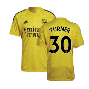 2022-2023 Arsenal Home Goalkeeper Shirt (Yellow) (TURNER 30)