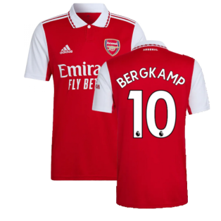 2022-2023 Arsenal Home Shirt (BERGKAMP 10)