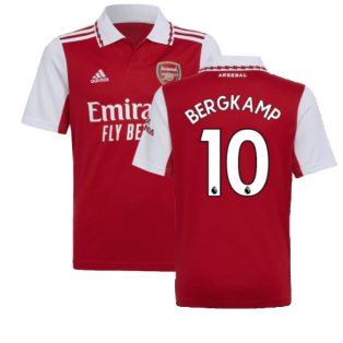 2022-2023 Arsenal Home Shirt (Kids) (BERGKAMP 10)