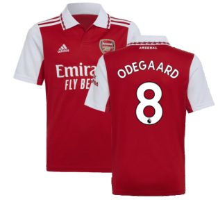 2022-2023 Arsenal Home Shirt (Kids) (ODEGAARD 8)