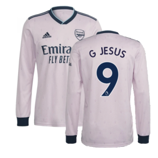 2022-2023 Arsenal Long Sleeve Third Shirt (G JESUS 9)