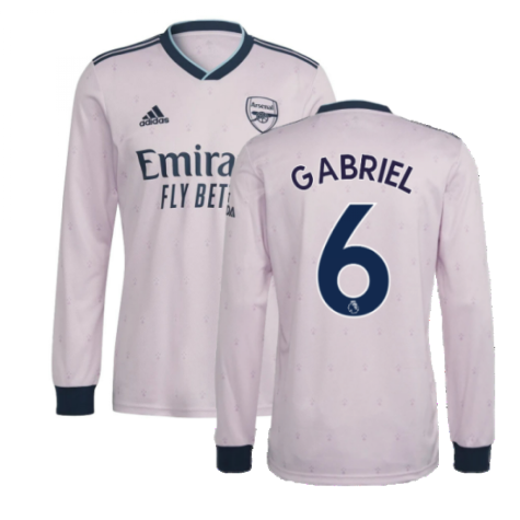 2022-2023 Arsenal Long Sleeve Third Shirt (GABRIEL 6)