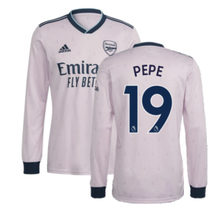 2022-2023 Arsenal Long Sleeve Third Shirt (PEPE 19)