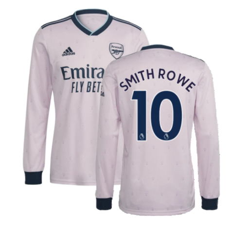 2022-2023 Arsenal Long Sleeve Third Shirt (SMITH ROWE 10)