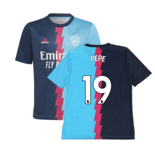 2022-2023 Arsenal Pre-Match Jersey (Blue) - Kids (PEPE 19)