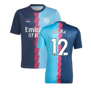 2022-2023 Arsenal Pre-Match Jersey (Blue) (SALIBA 12)
