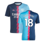 2022-2023 Arsenal Pre-Match Jersey (Blue) (TOMIYASU 18)