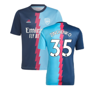 2022-2023 Arsenal Pre-Match Jersey (Blue) (ZINCHENKO 35)