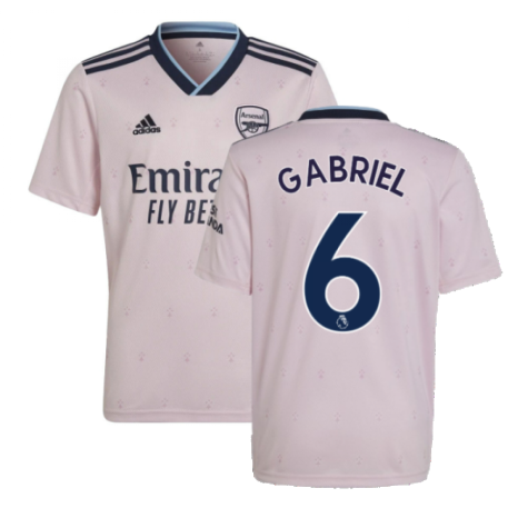 2022-2023 Arsenal Third Shirt (Kids) (GABRIEL 6)