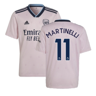 2022-2023 Arsenal Third Shirt (Kids) (MARTINELLI 11)