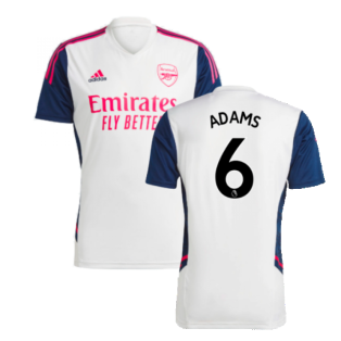 2022-2023 Arsenal Training Jersey (White) (ADAMS 6)