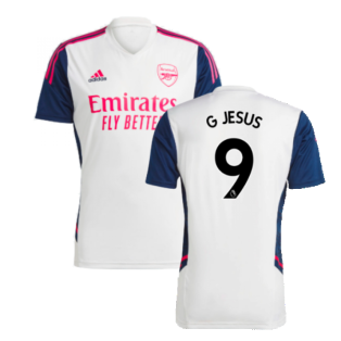 2022-2023 Arsenal Training Jersey (White) (G JESUS 9)