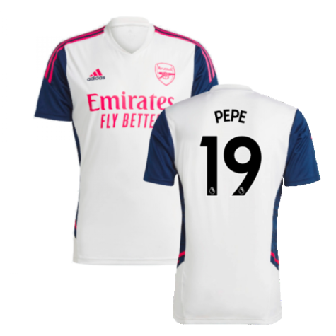 2022-2023 Arsenal Training Jersey (White) (PEPE 19)