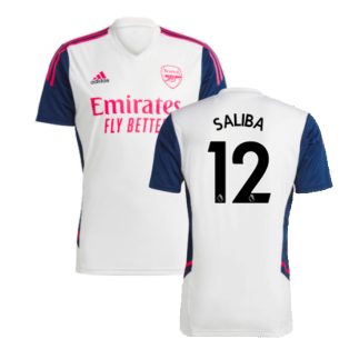 2022-2023 Arsenal Training Jersey (White) (SALIBA 12)