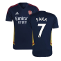 2022-2023 Arsenal Training Shirt (Navy) (SAKA 7)