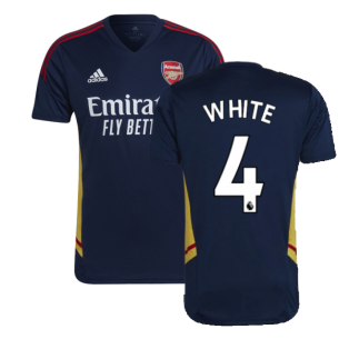 2022-2023 Arsenal Training Shirt (Navy) (WHITE 4)