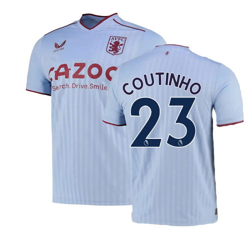 2022-2023 Aston Villa Away Shirt (Coutinho 23) 2022-2023 Aston Villa Away Shirt (Coutinho 23)